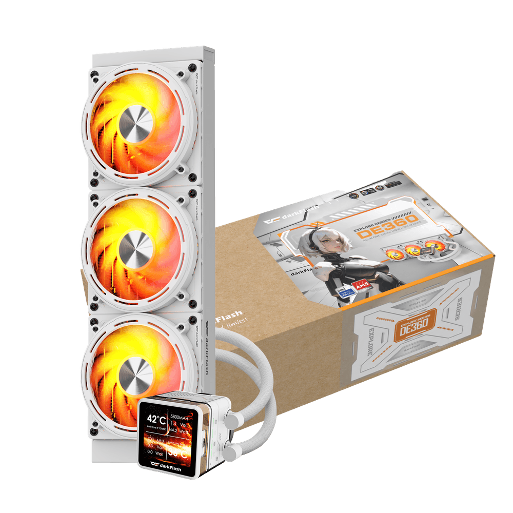 EXPLORE DE360 Liquid CPU Cooler Blanco